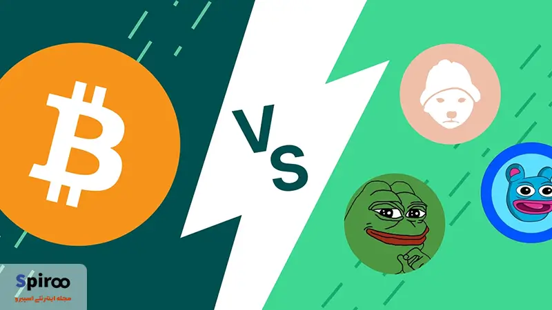 مقایسه میم کوین، شت کوین و آلت کوین