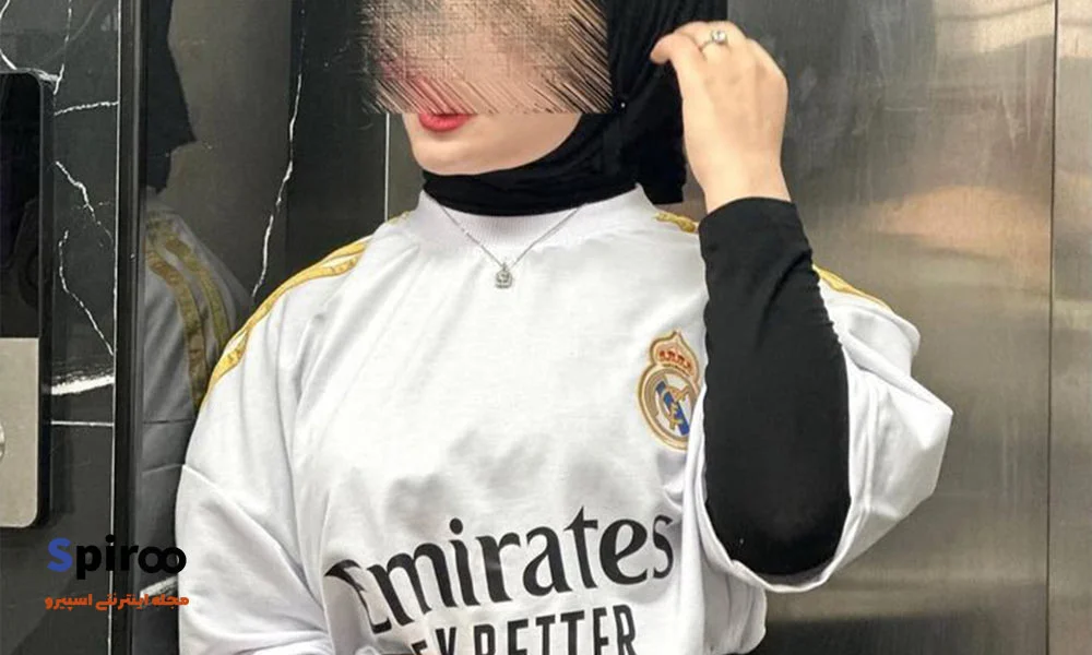 پس زمینه دخترانه پوشبده برای رئال